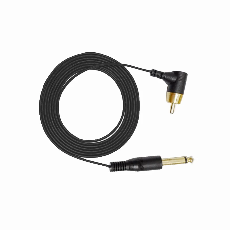 Шнур для тату-клипсы круглый силиконовый тонкий RCA гель тату ножная педаль