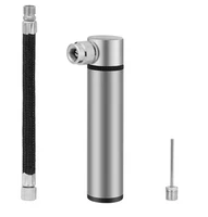 bicycle mini pump aluminum alloy bike pump mini basketball inflator waterproof portable with the ball pin bicycle accessories