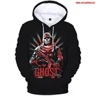 Осенне-зимняя горячая Распродажа Свитшот Call Of Duty Black Ops холодная война с 3D-принтом Толстовка С Карманами черное пальто для мужчинженщин Hoo детская одежда