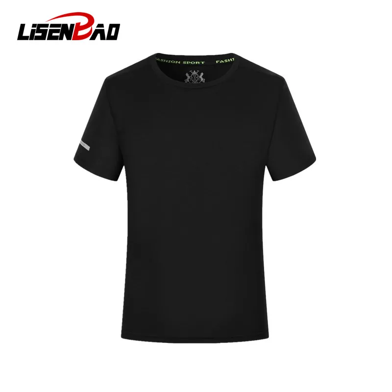 

LiSENBAO men summer Quick dry Sport T-Shirts Men's Soccer Sportswear Male Fitness Workout Tops Clothing men joggers fitness tees