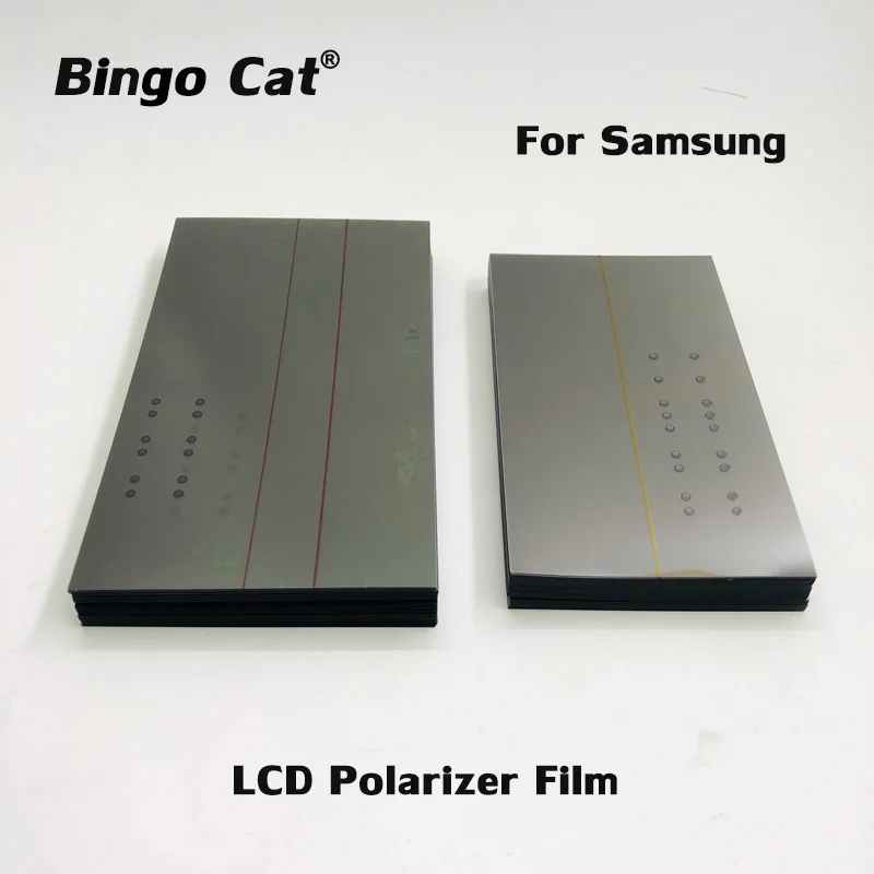 10 шт. поляризационная клейкая пленка для Samsung Galaxy A51 A71 M30 A10 A20 A30 A50 A70 A80 A90 A750 Ремонт