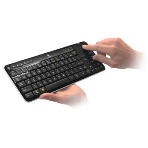 Беспроводная клавиатура Logitech K400 Plus K400PLUS с сенсорной панелью для ПК ТВ |