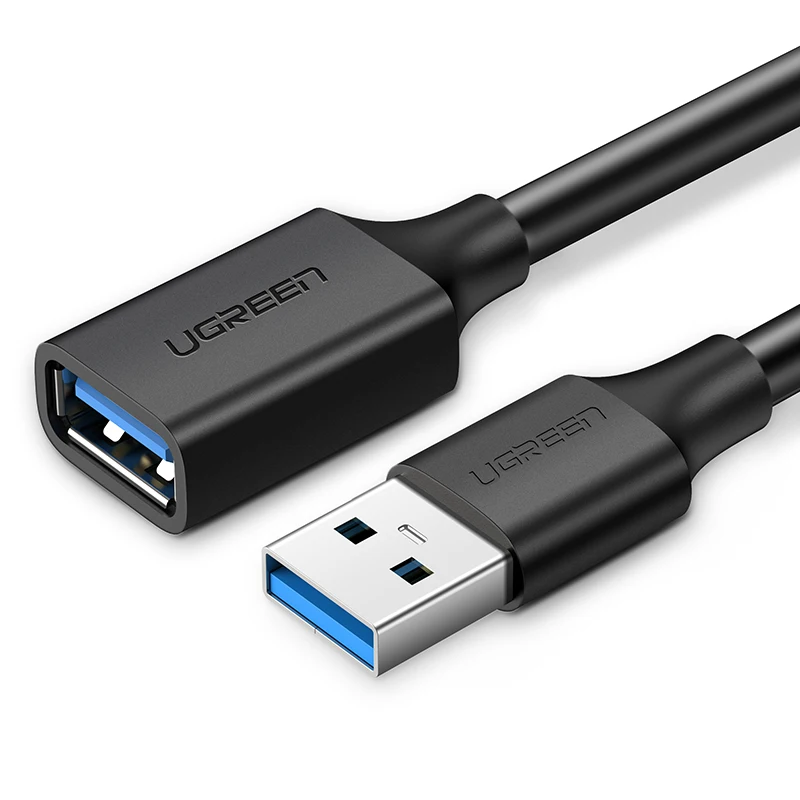 Ugreen USB3.0 удлинитель для мужчин и женщин зарядное устройство кабель для передачи данных подключение к компьютеру клавиатура U диск Мышь Интерфейс расширение li