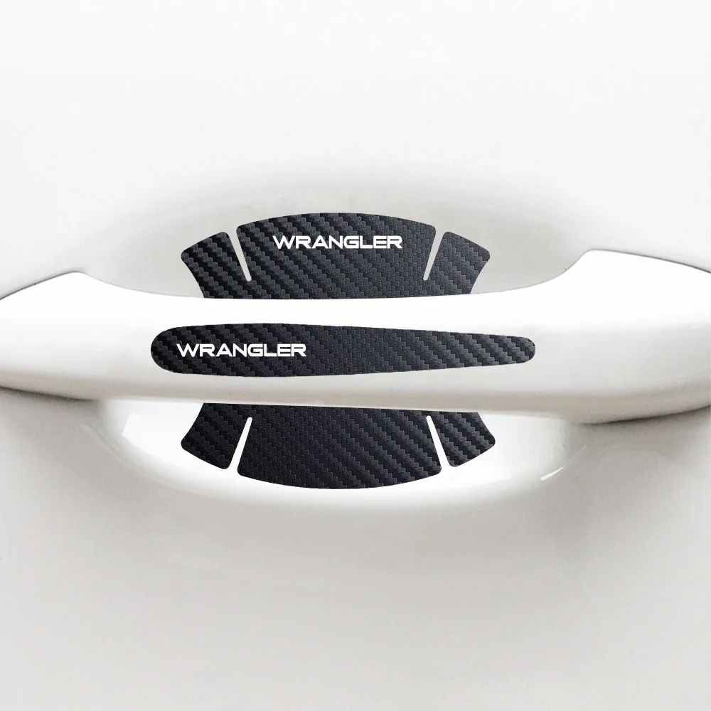 Наклейки на дверную ручку автомобиля чашку защитные наклейки от царапин для Jeep