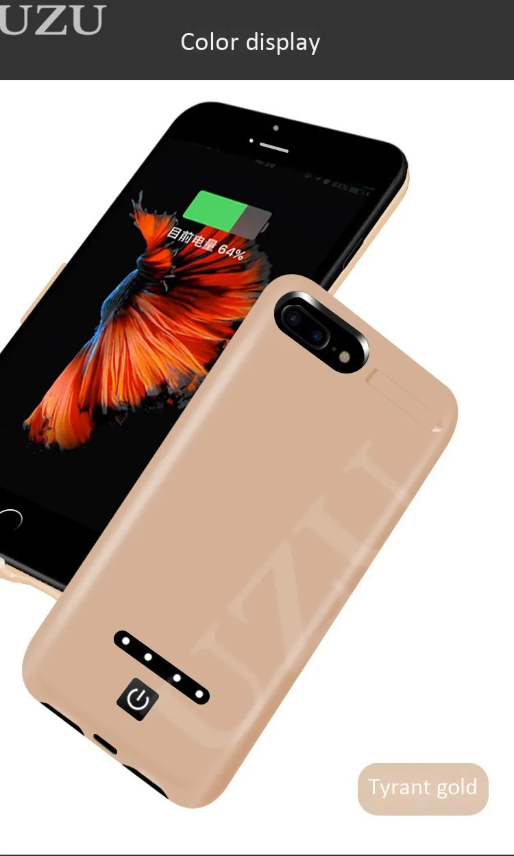 5200mah зарядное устройство чехол для iphone 6 6s 7 8 внешняя портативная беспроводная зарядка для iphone 6 6s 7 8