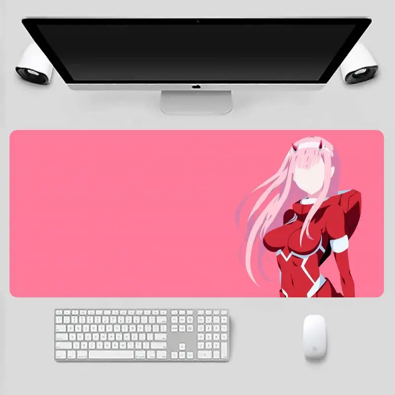 

Zero two daring sexy girl gamer play mats Mousepad Desk Table Protect Game Office Work X XL Non-slip Laptop Cushion