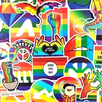 103050pcspack rainbow veins fashion graffiti stickers for notebook motorcycle skateboard computer mobile phone cartoon toy