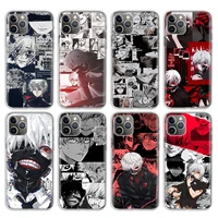 tokyo ghoul trendy anime kaneki ken phone case for apple iphone 13 12 11 pro max se 2020 x xs xr 7 8 6 6s plus soft cover coque
