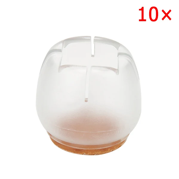 style 4 10pcs Silicone Rectangle Square Round Chair Leg Caps Feet Pads Furniture Table Covers Wood Floor Protectors can CSV - Цвет: style 4