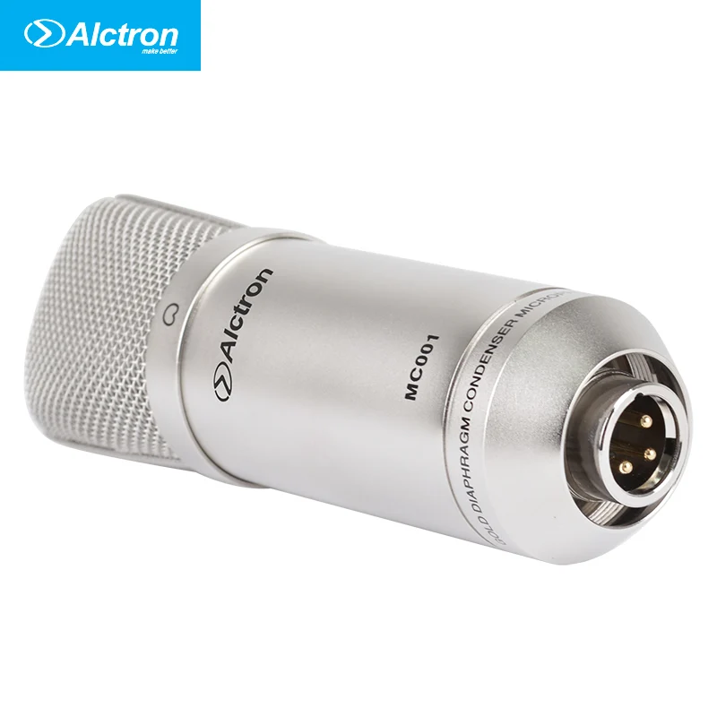 Конденсаторный микрофон Alctron MC001 pro Студийный для записи с широкой диафрагмой и