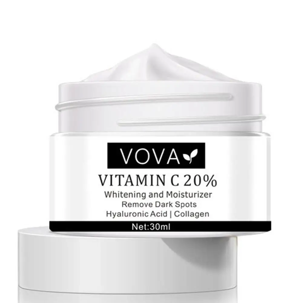 

30ml Vitamin C 20% Face Cream Brightening Remove Dark Spots Facial Gel Repair Fade Freckles Melanin Remover Whitening Skin Care