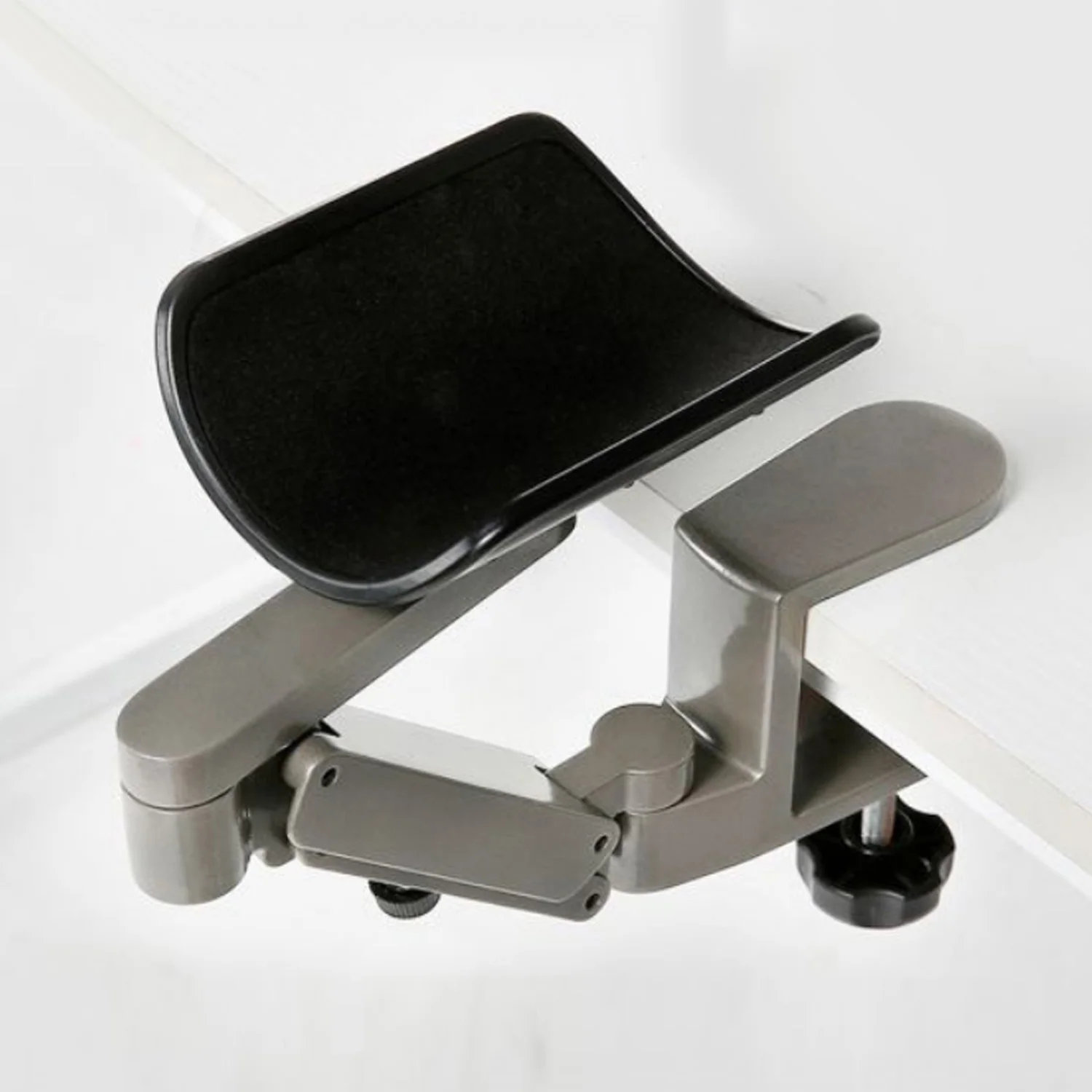 Besegad эргономичный подлокотник Вращающийся Регулируемый Алюминий Мышь колодки