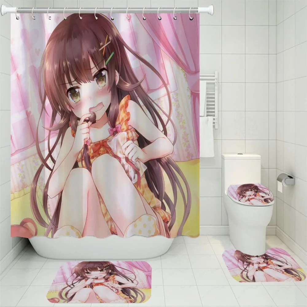 

3/4 шт., коврик для унитаза в японском стиле