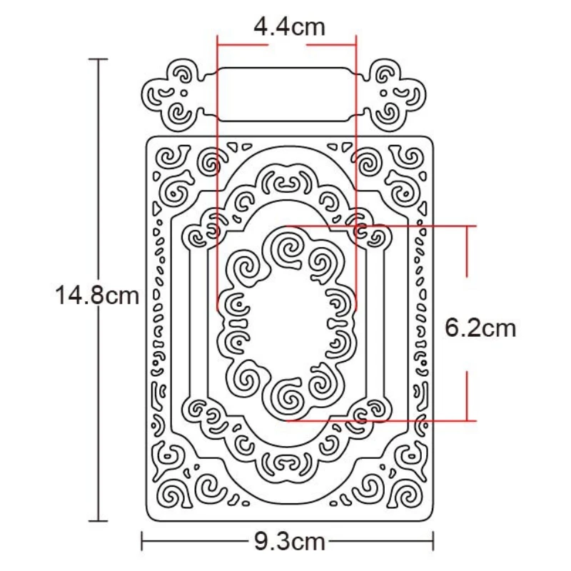 Металлические штампы для вырезания форма etch полый каркас украшение скрапбукинга
