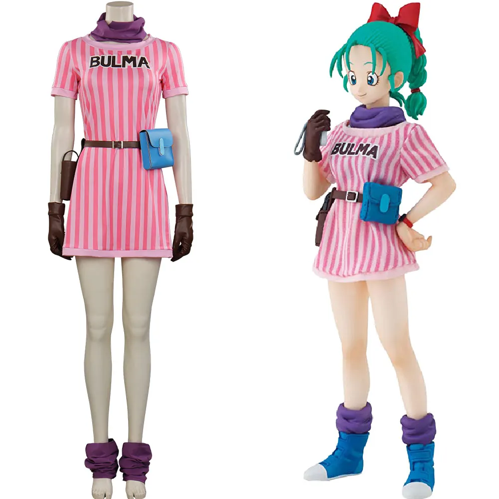 

Anime Bulma Cosplay Costume Outfits Halloween Carnival Suit