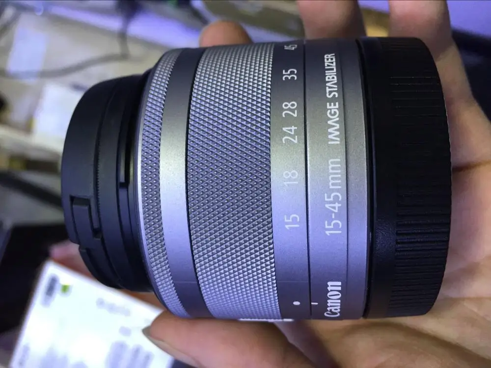 Бывший в употреблении зум объектив Canon EF M 15 45 мм f/3 5 6 3 со стабилизацией