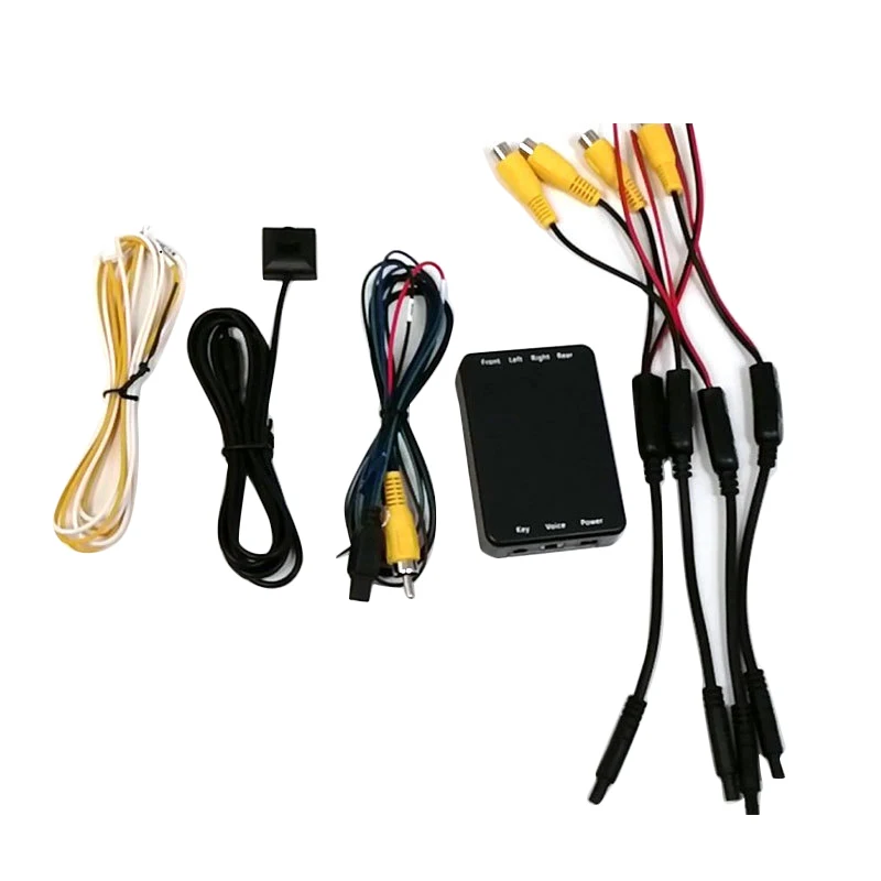 

Новая 4-полосная система переключения камеры s, блок управления 360 автомобильной камерой заднего вида, камера заднего вида, резервная камера ...