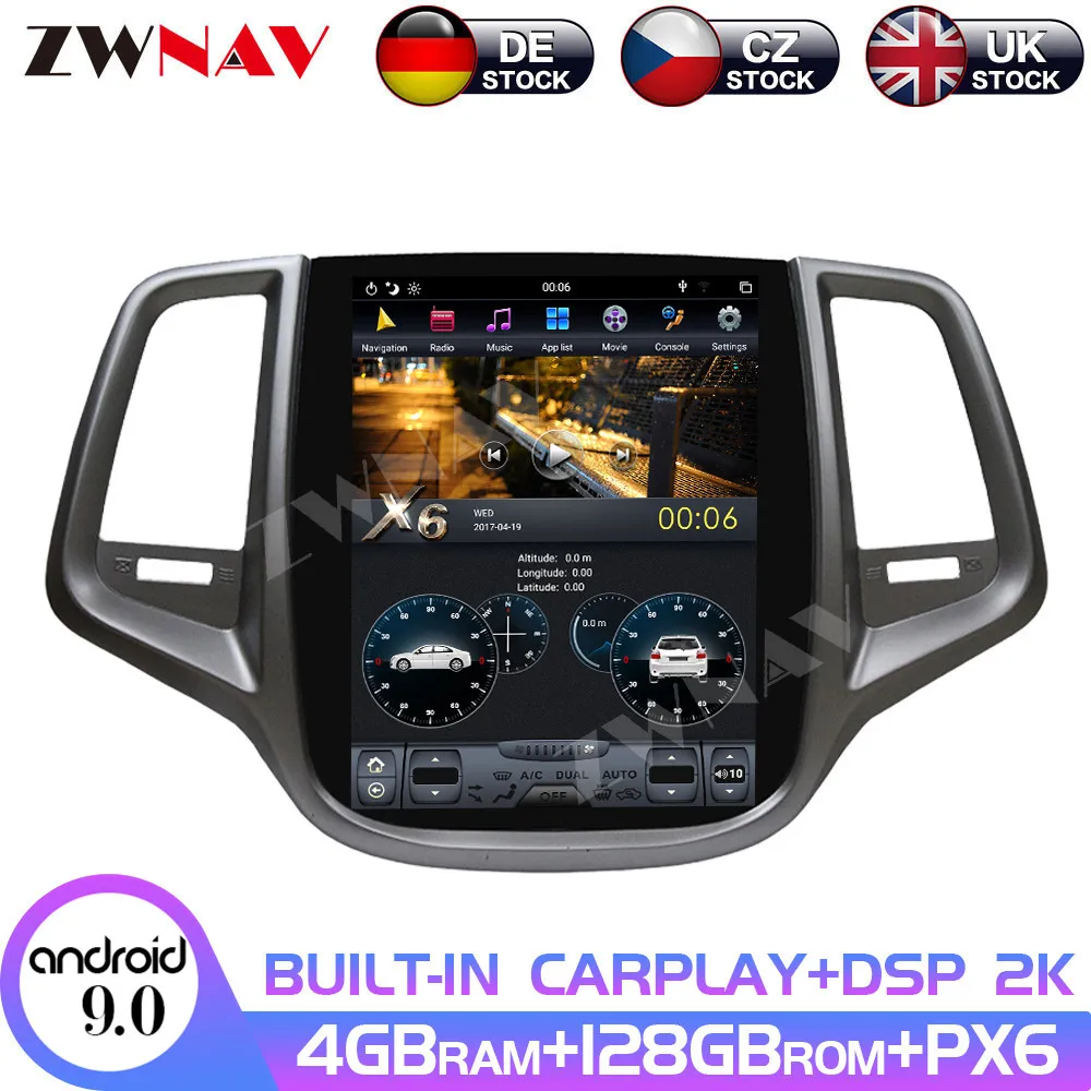 

Android 9 4 + 128 Гб IPS экран PX6 DSP автомобильный Tesla для Changan EADO 2012 2013 + DVD GPS мультимедийный плеер Радио Аудио головное устройство