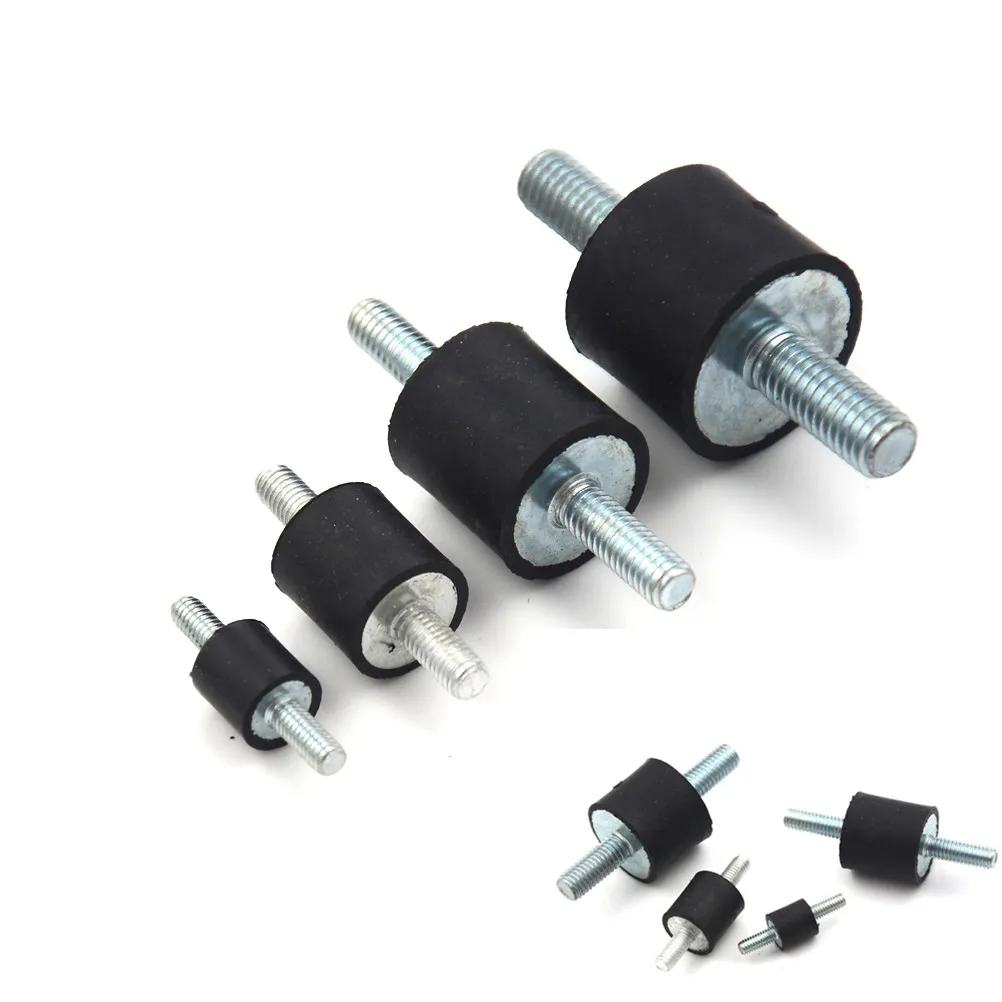 

4pcs/lot M4 M5 M6 Anti Vibration Silentblock Boat Car Bobbin Rubber Mounts Male Tools