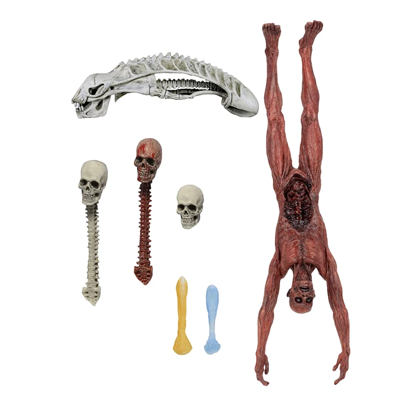 Набор аксессуаров NECA predator посылка 7-дюймовая модель сцены трупа украшения ручной