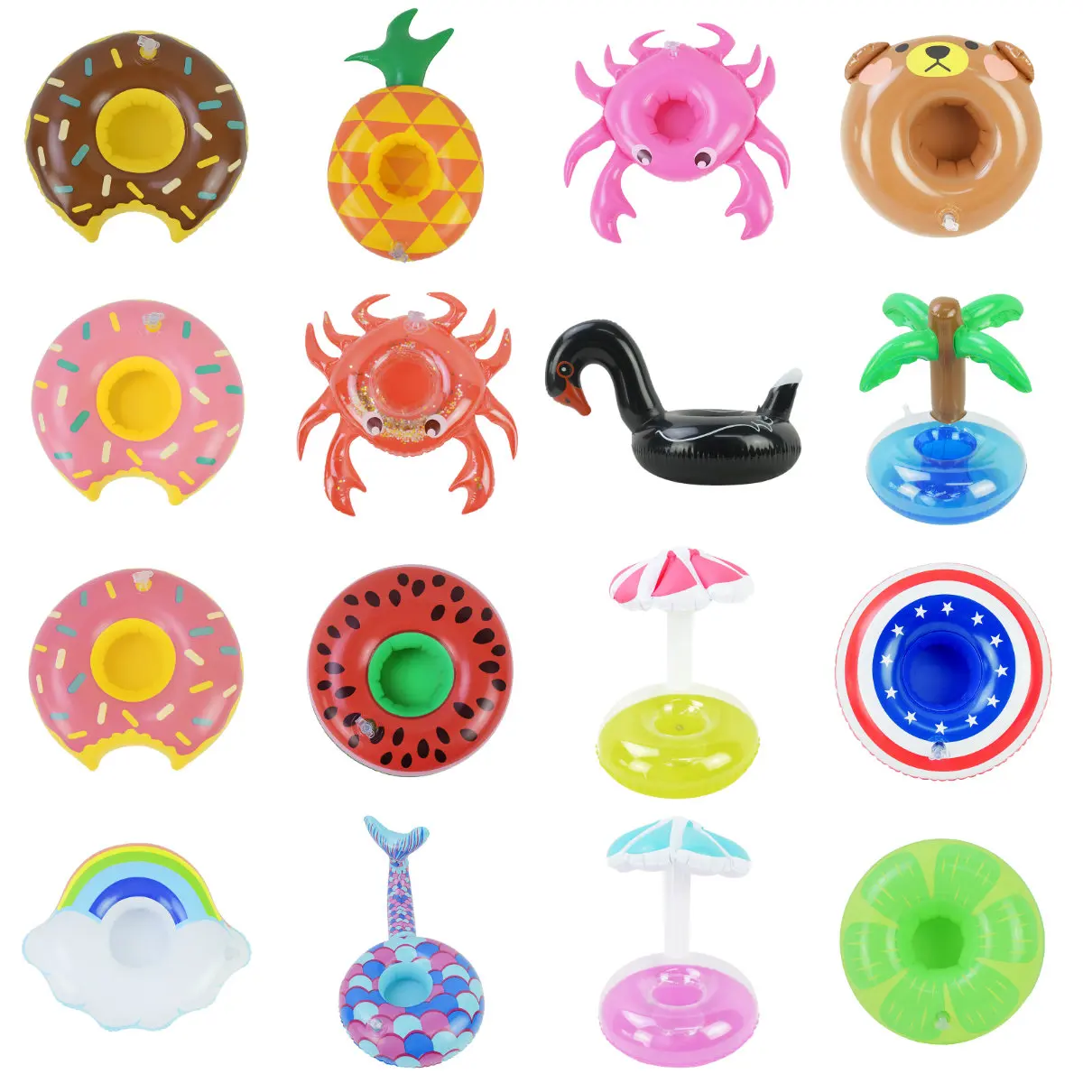 Надувной подстаканник для бассейна поплавок игрушечная подстаканница бара