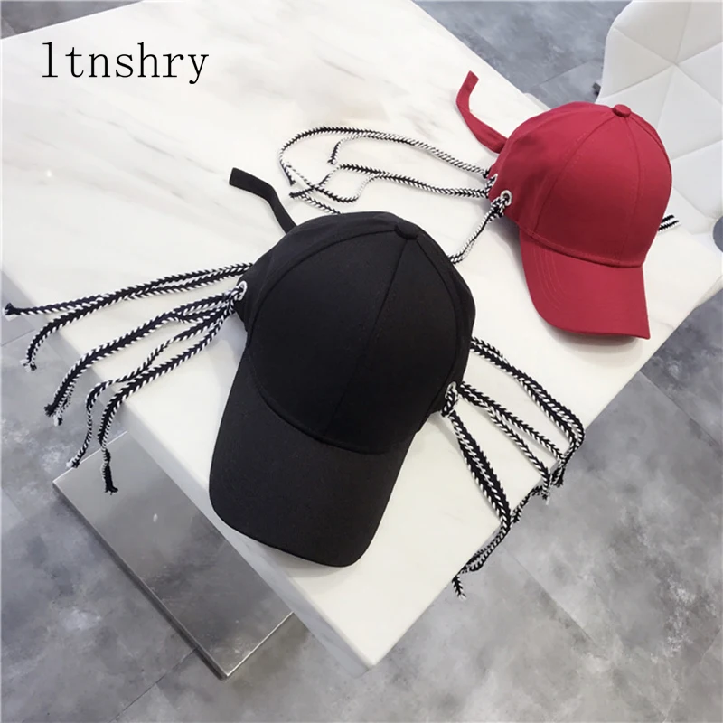 Новые модные весенне летние бейсболки Snapback черного и красного цвета из хлопка