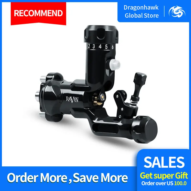 Newest Adjuster Tattoo Rotary Machine Imported Motor Tattoo Guns Supplies Accessories