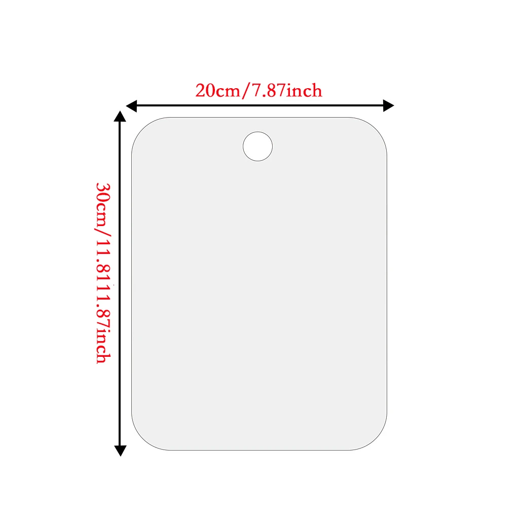 Акриловое противотуманное зеркало для ванной комнаты инструменты душа