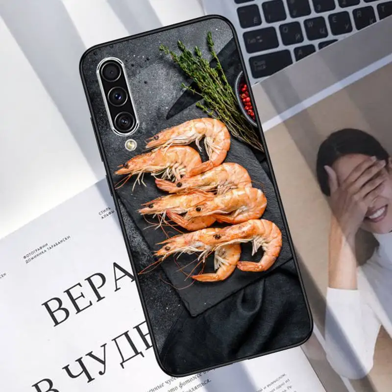 

shrimp Phone Case For Samsung Galaxy J2 J4 J5 J6 J7 J8 2016 2017 2018 Prime Pro plus Neo duo