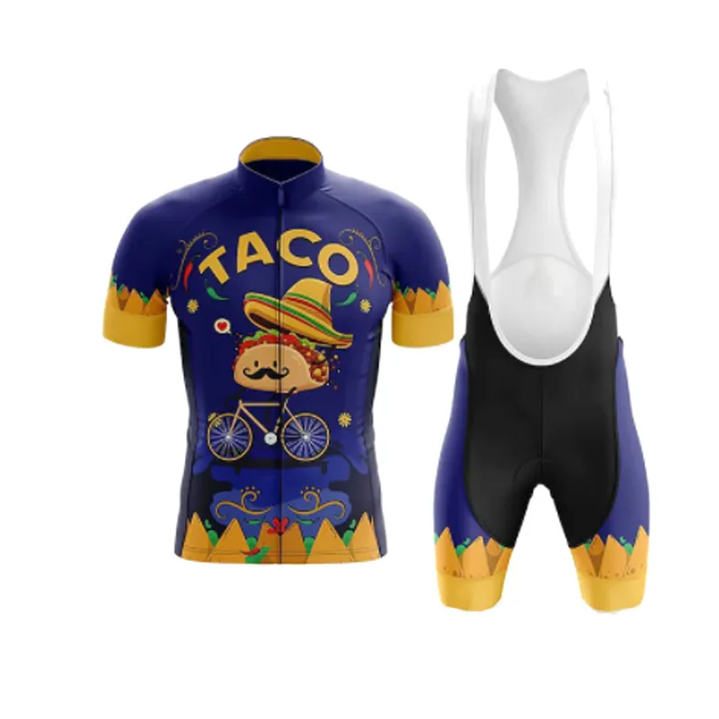 

Triathlon Cycling Clothing Breathable Road Mountain Bicycle Jerseys Men's Summer Top Maillot Conjunto Ropa Ciclismo