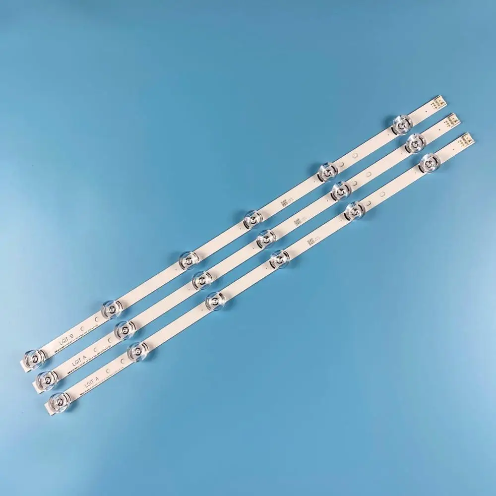 

3pc LED Strip for LG 32'' 59cm 32LB550U LV320DUE 32LF5800 32LB5610 32LB550B 32LB580 32LB5600-UZ Innotek DRT 3.0 TV