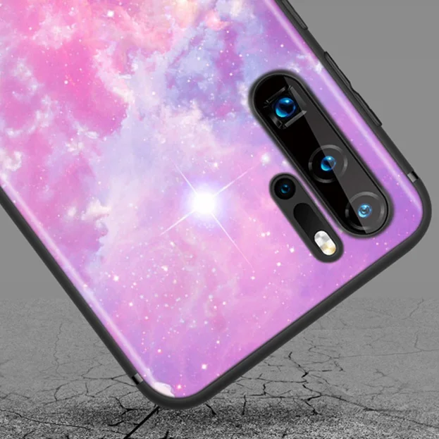 

Cute pink Girl Heart For Huawei P40 P30 P20 P10 P9 P8 Lite E 5G 2017 2019 Pro Plus Black Phone Case