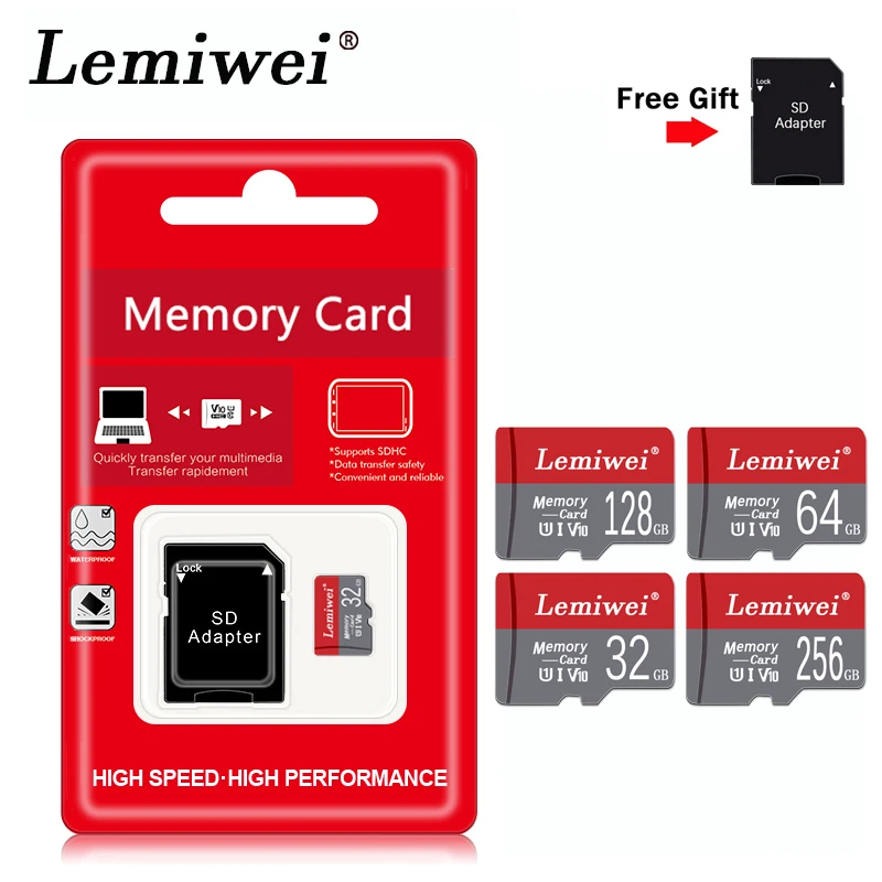 Высокая скорость Creat Microsd 8 ГБ 16 32 Micro SD карта 64 Гб 128 памяти мини картао де memoria