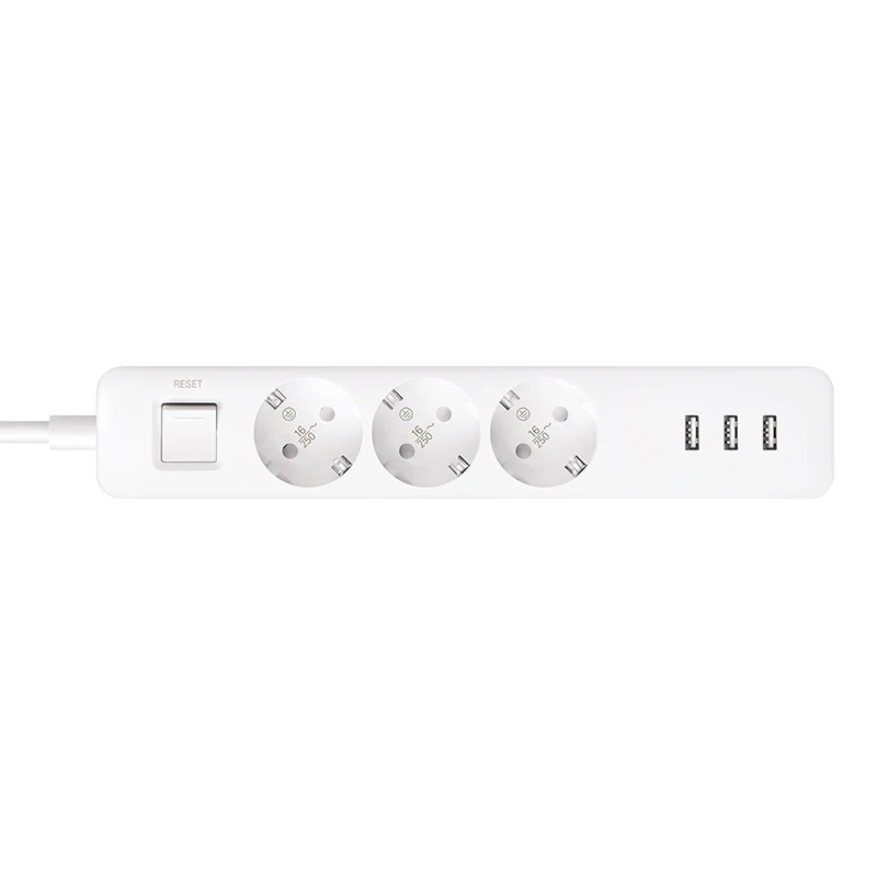 Глобальная версия оригинальная розетка Xiaomi Mijia 3 разъема порта USB большой разъем