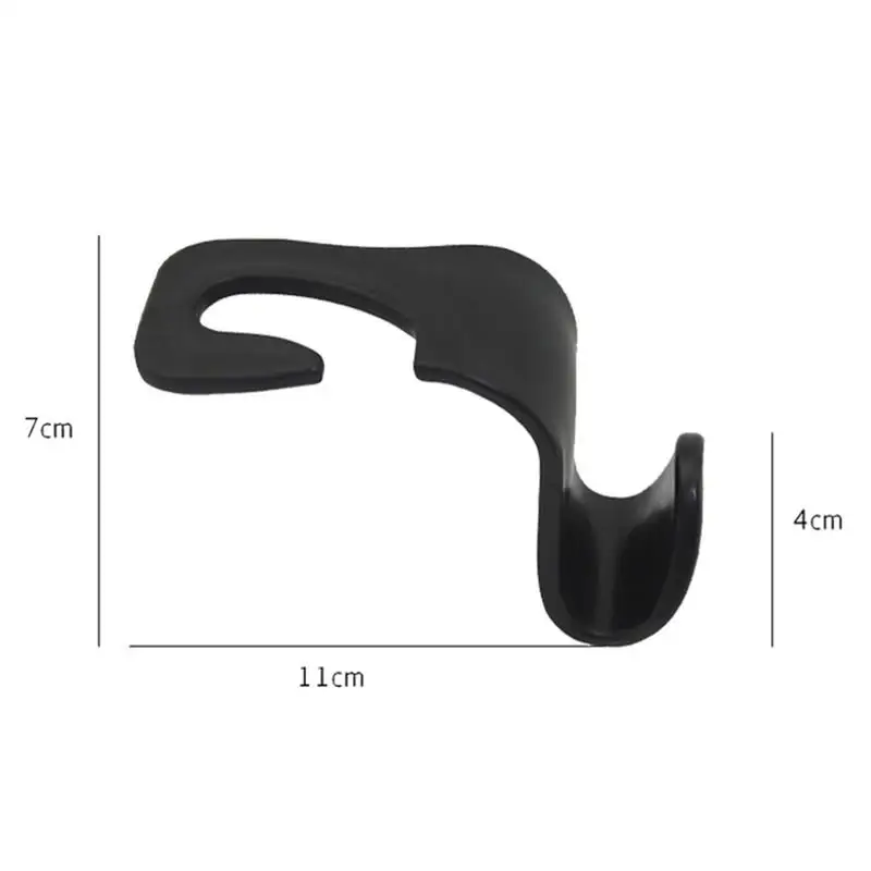 1 шт. Универсальный Автомобильный крючок на спинку сиденья клипсы для