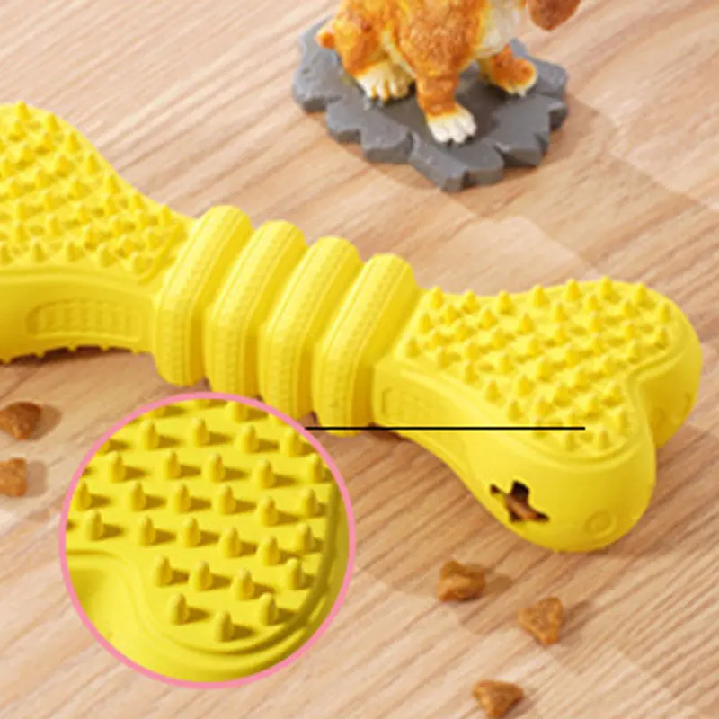 Игрушка Собака Щенок жевательные игрушки в форме кости протекающие для еды
