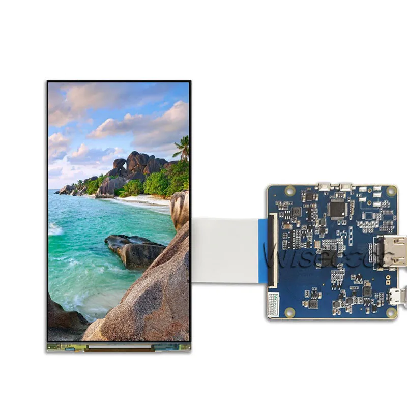 Wisecoco 2k ЖК-экран 6 дюймов 2560x1440 1440p TFT ips ЖК-панель Высокая яркость LS060R1SX02 HDMI к MIPI плата драйвера