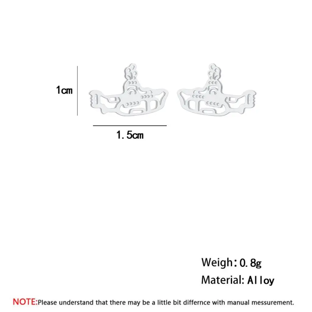 Модные массивные серьги Cxwind с подводной лодкой геометрические для женщин и