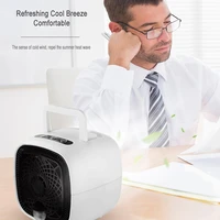 cooler portable mini air conditioning fan personal space office cooling fans water cooling desk usb air conditioner