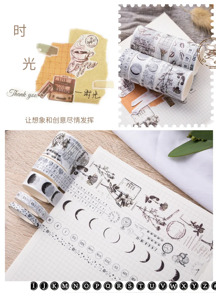 12 упак./лот фламинго для девочек в цветочек дневник Bullet набор декоративного скотча васи DIY Скрапбукинг Стикеры этикетки клейкая лента Школа канцелярских товаров