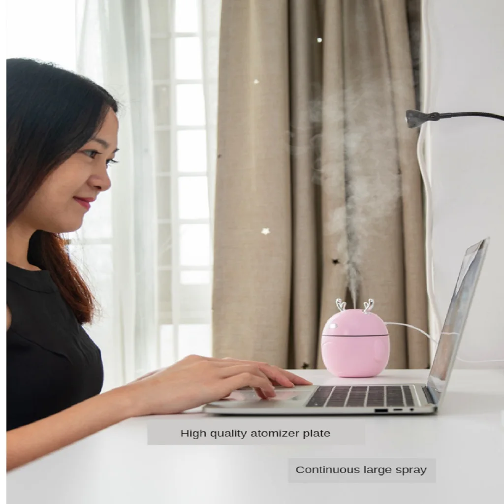 Cute Portable Dormitory Net Red Spray Mini Office Desktop Humidifier Air USB Fogger Mist Make | Красота и здоровье