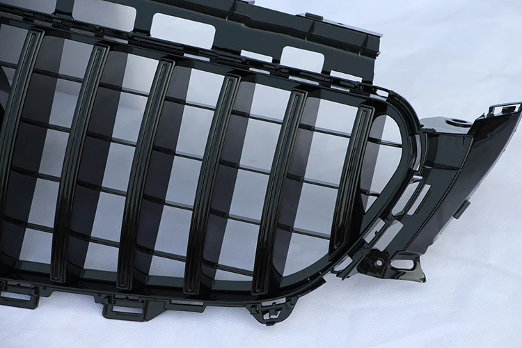 

Chrome Glossy black ABS GT Style facelift Car front bumper radiator mesh grille racing grills for Mercedes-Benz E Class W213