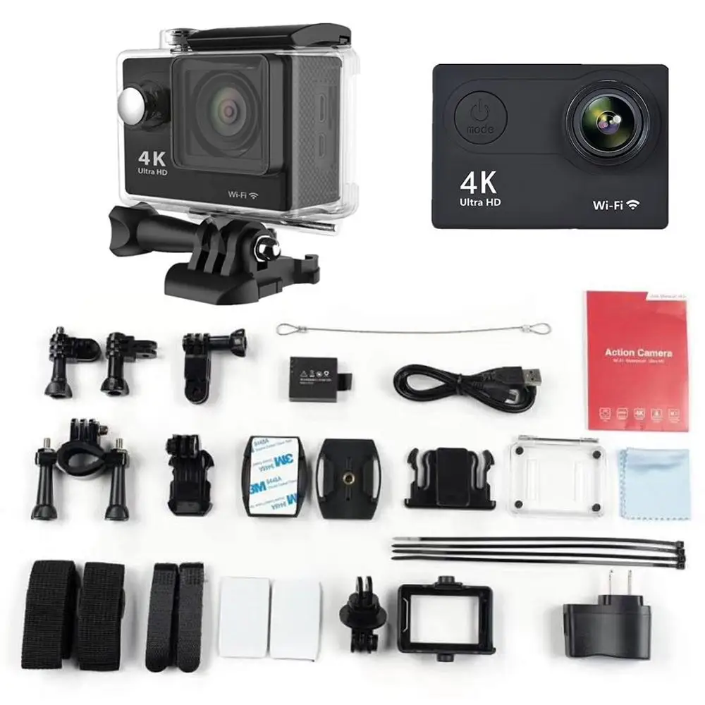 Brand-new 20MP Original Action Camera 60fps WiFi 2.0&quot Ultra 1080P HD 4K Mini Helmet Cam DV Recoder Waterproof Sports | Электроника