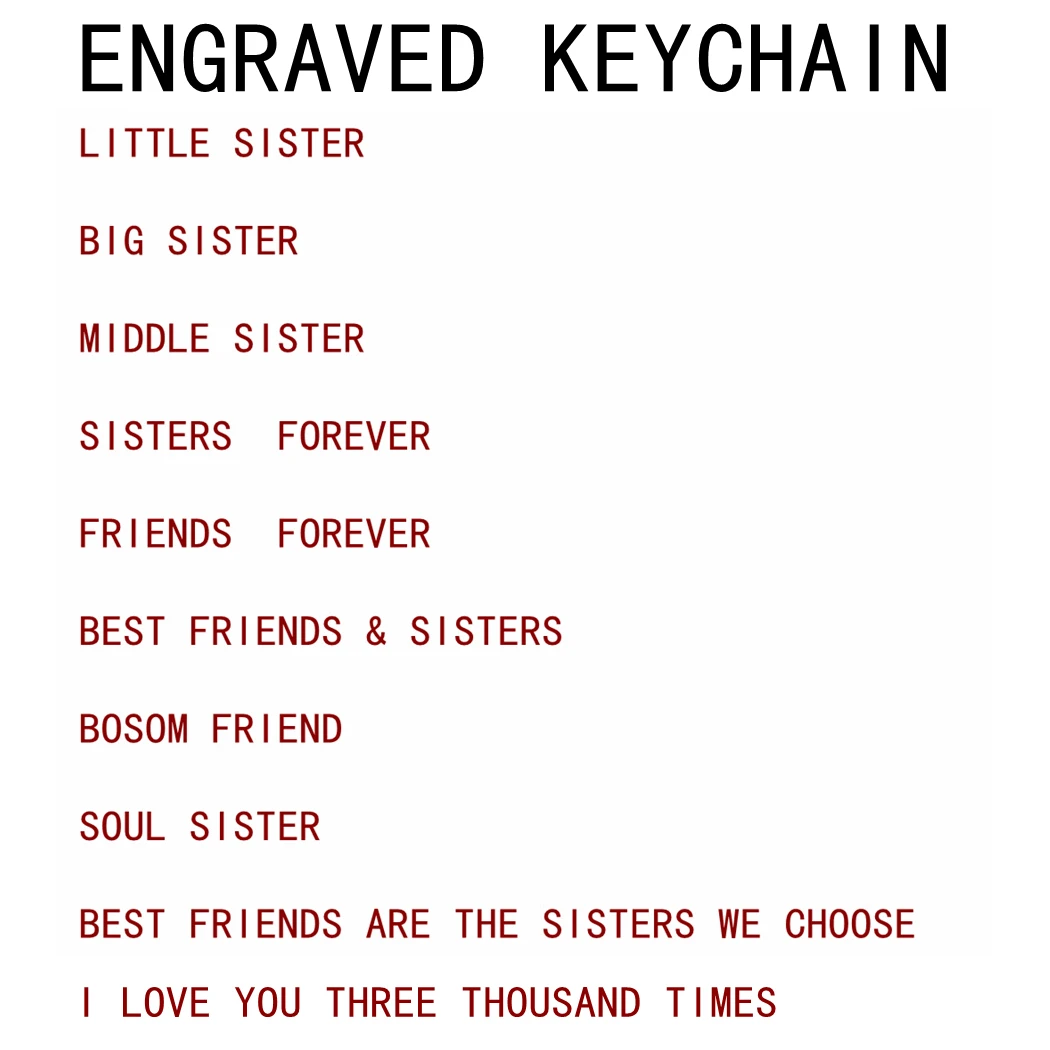 Лучшие друзья вертикальная фотография сестры брелок металлическая надпись