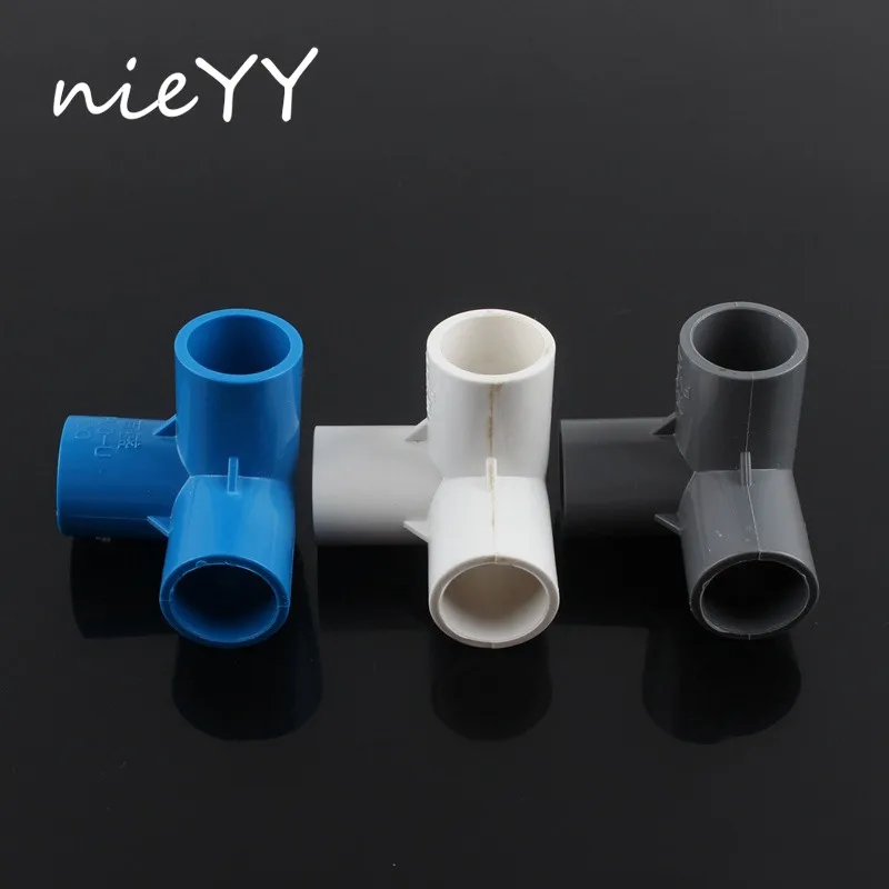 2 шт PVC20mm трехмерный 3D соединитель водопровода 3 пути стерео соединение Труба