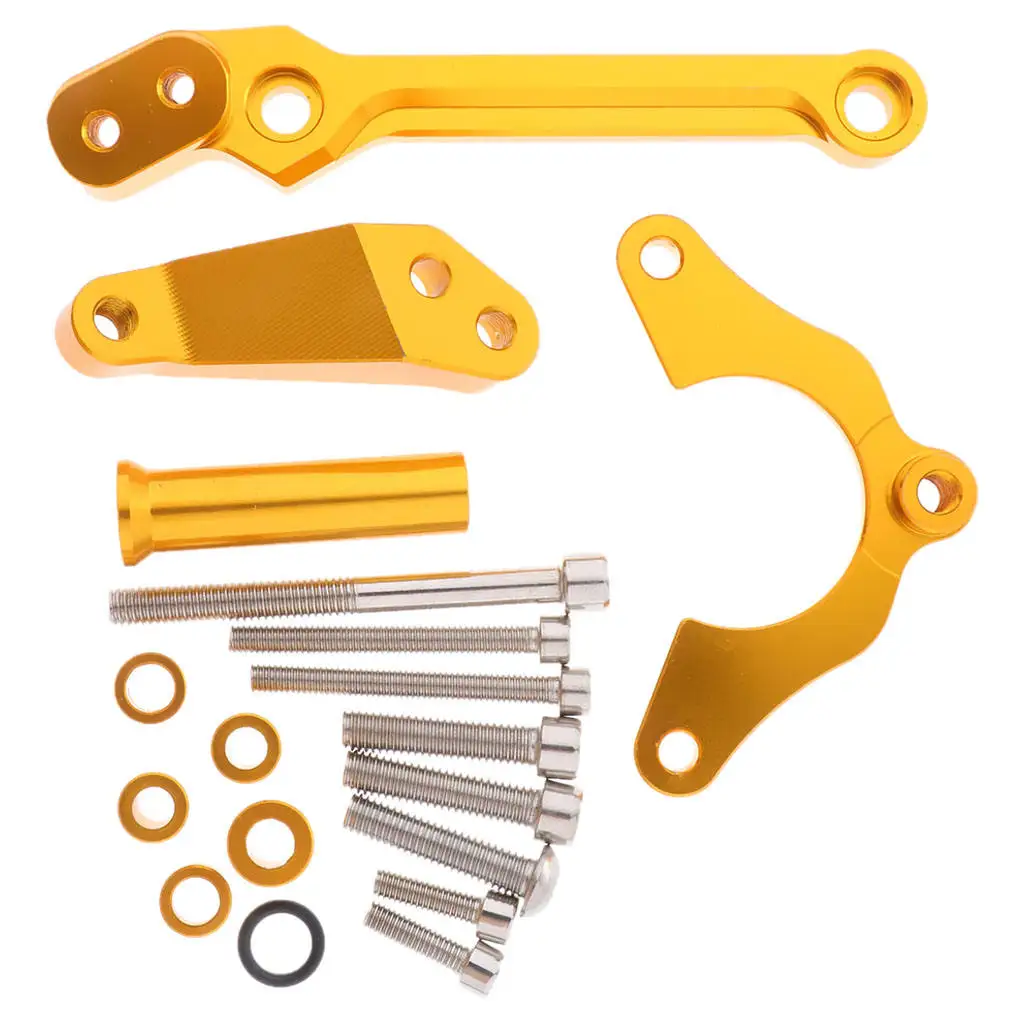 

Motorcycle Steering Stabilizer Damper Bracket Mount Kit for Kawasaki Z900 17-18