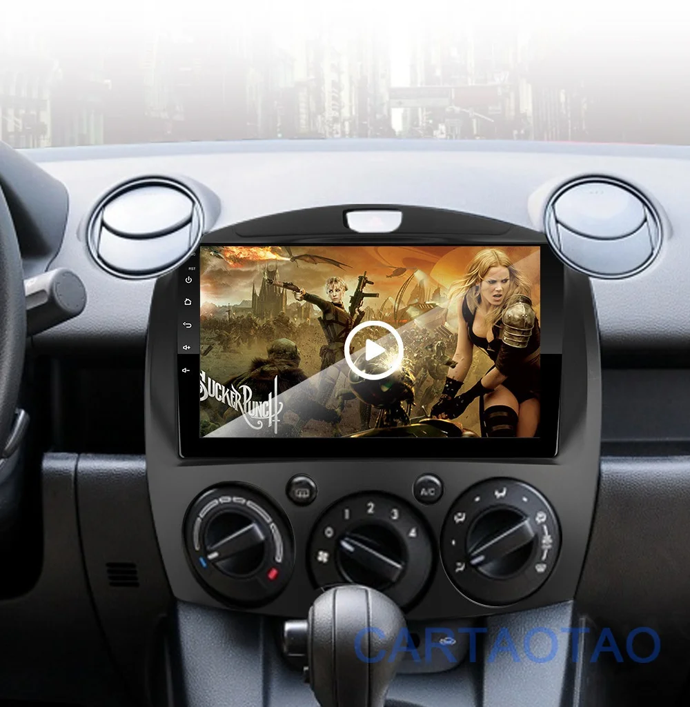 2G+ 32G " Android 8,1 GO автомобильный Радио dvd-плеер для MAZDA 2/Jinxiang/DE/третьего поколения 2007- 2Din радио gps навигация WiFi