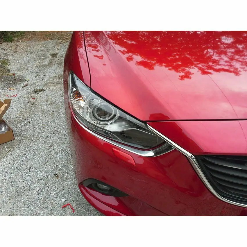 

Car Headlight Front Light Lamp Cover Trim Fits 2014 2015 Mazda 6 ATENZA M6