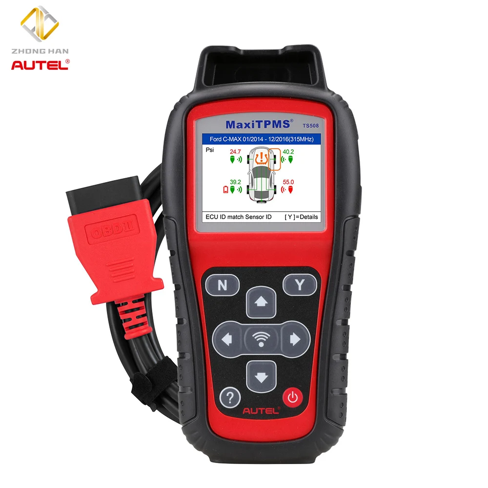 

Autel монитор давления в шинах Макси TPMS TS508 диагностический инструмент TPMS переучить инструмент для всех 315/433 МГц замены датчика шин