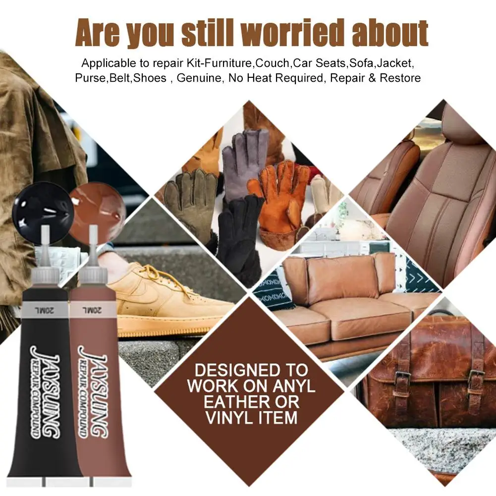 Набор для ремонта кожи гель салона автомобиля жидкая кожа полировка пластика